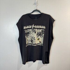 Black Sabbath T-shirt Tank Top XXL / 2XL Bloody Sabbath Shredded Ozzy Osbourne